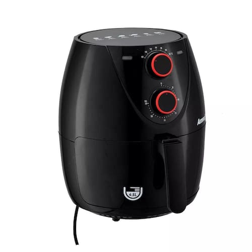 Fritadeira Elétrica Air Fryer Amvox ARF1205 4,5L Preta - 127V - 110V