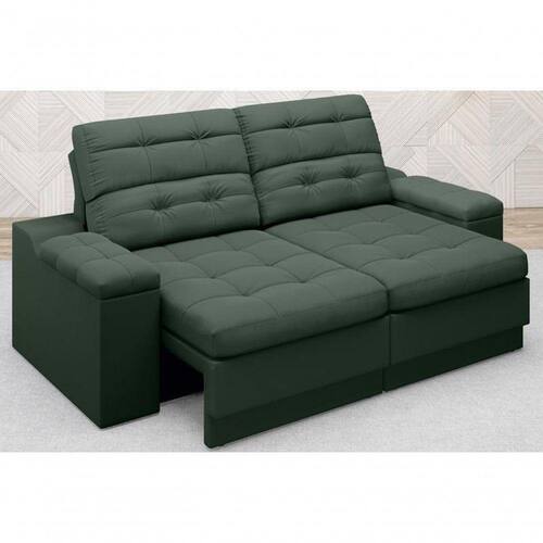 Sofá Brunello 1,70m Retrátil E Reclinável Velosuede Ponto