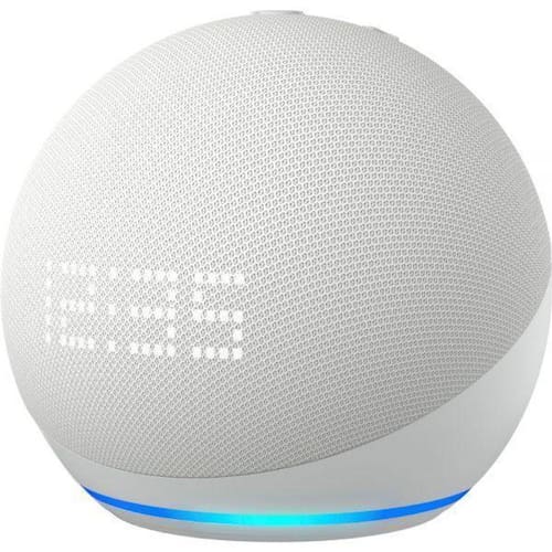 Amazon Echo Dot 5 Gen Com Relógio Menor preço em Amazon Echo Dot 5 Gen Com Relógio