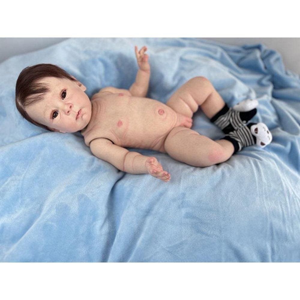 Bebe Reborn Atticus Menina Realista - Corpo Silicone