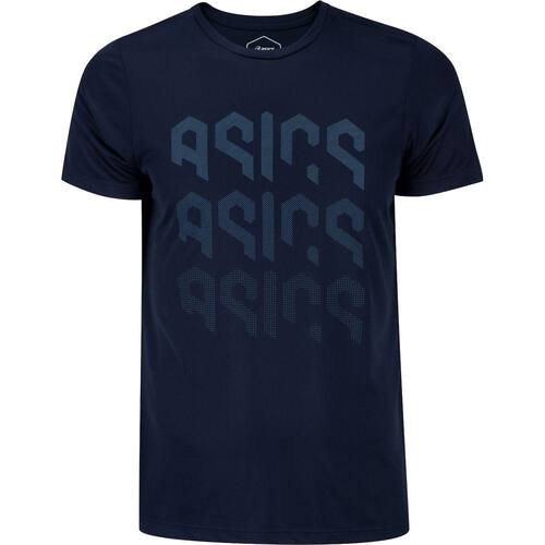 Camiseta Masculina ASICS Manga Curta Logo Ao Cmc Ct Menor preço em Camiseta Masculina ASICS Manga Curta Logo Ao Cmc Ct