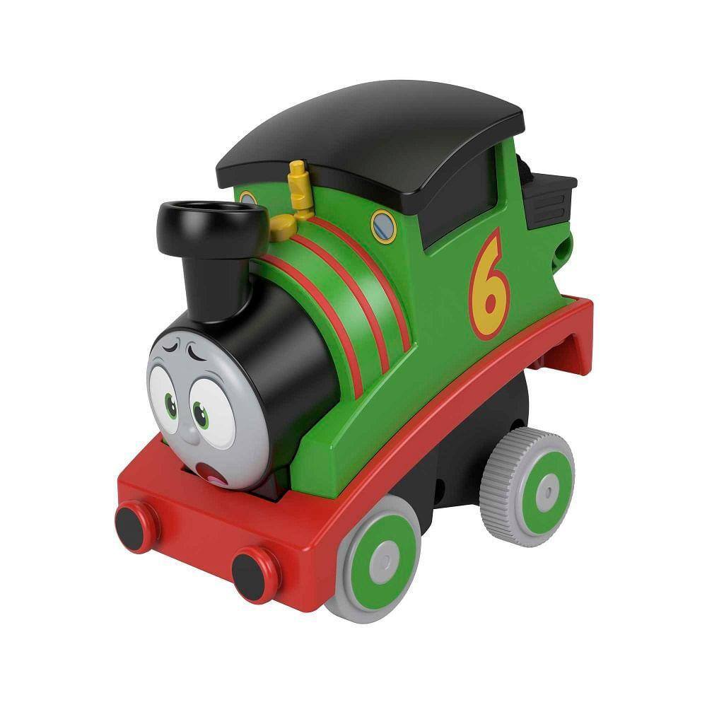 Trem - Thomas E Seus Amigos - Pressione E Vá Acrobacias - Percy - Verde -  Mattel