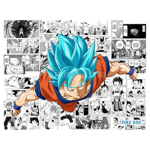 Papel De Parede Adesivo Autocolante Anime Mangá Dragon Ball Super