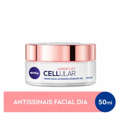 Creme Facial Antissinais Nivea Cellular Expert Lift Avançado Dia FPS30 50ml Menor preço em Creme Facial Antissinais Nivea Cellular Expert Lift Avançado Dia FPS30 50ml