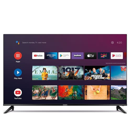 Smart TV Aiwa 50” Android, 4K, Comando de voz, Dolby Áudio, HDR10 - AWS-TV-50-BL-02-A