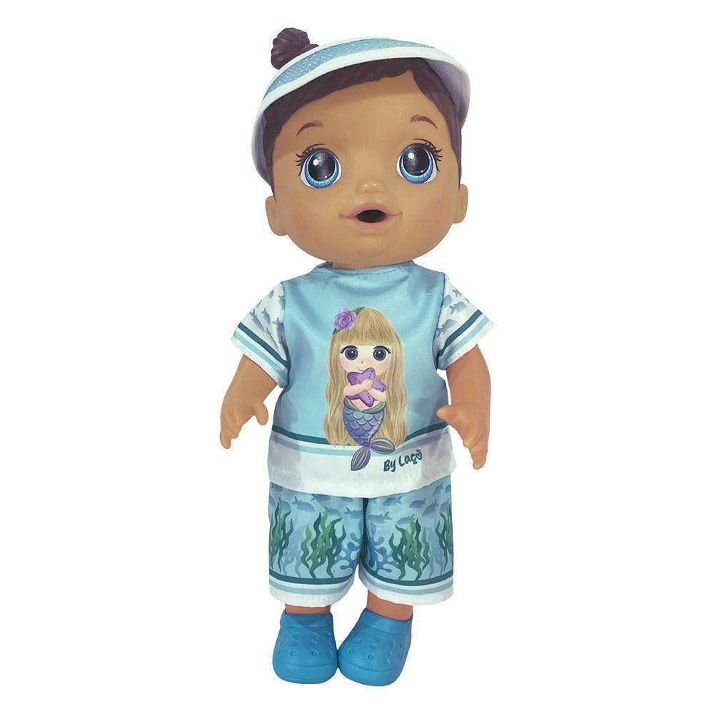 Roupa de Boneca Baby Alive Fio Lurex - Jujulie