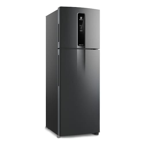 Geladeira Electrolux Frost Free Duplex Efficient com Autosense Cor Black Inox Look 390l (IF43B)