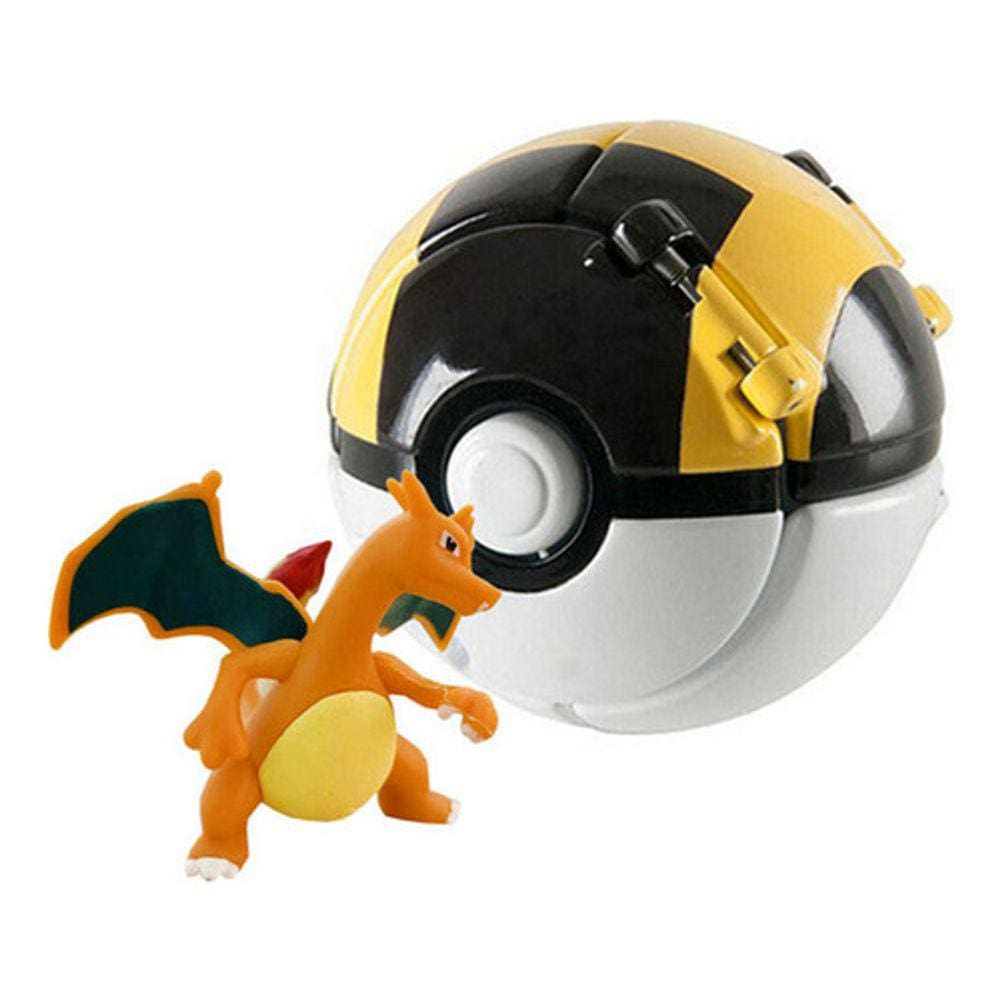 Pokebola Kit C/ 12 Pçs Bola Pokémon Pop-up Com Boneco Dentro