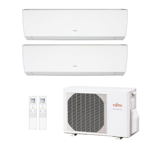 Ar-Condicionado Multi Split Inverter Fujitsu 18.000 (2x Evap HW 12.000) Quente/Frio 220V Menor preço em Ar-Condicionado Multi Split Inverter Fujitsu 18.000 (2x Evap HW 12.000) Quente/Frio 220V