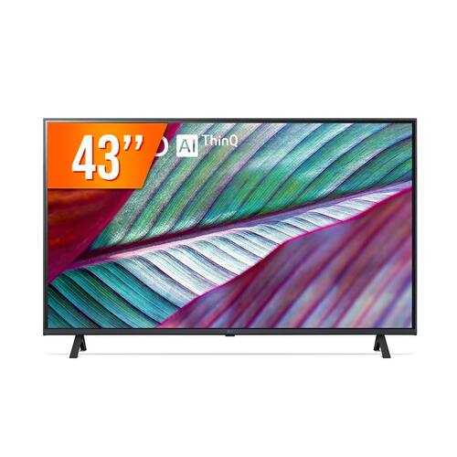 Smart TV LED 43" Ultra HD 4K LG 43UR781C0SA ThinQ AI 3 HDMI 2 USB Wi-Fi Bluetooth HDR10