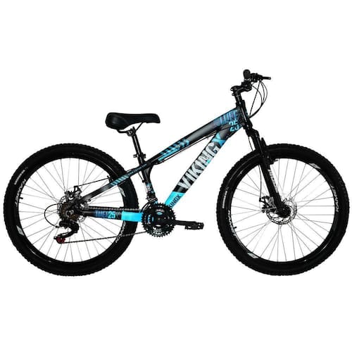Bicicleta Freeride Viking Aro 29 Alumínio Freios A Disco 21 Marchas Câmbios Shimano - 13,5 Menor preço em Bicicleta Freeride Viking Aro 29 Alumínio Freios A Disco 21 Marchas Câmbios Shimano - 13,5