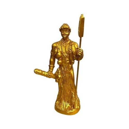 Escultura Exu Do Ouro Orixa 15 Cm | Ponto
