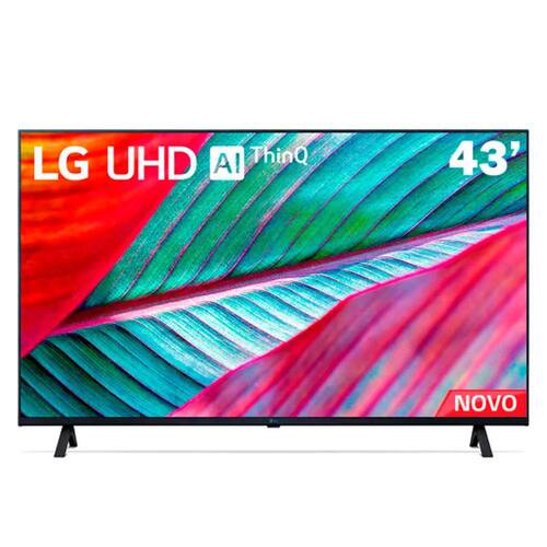 Smart TV 43 Polegadas 4K LG UHD ThinQ AI 43UR7800PSA HDR Bluetooth 3 HDMI