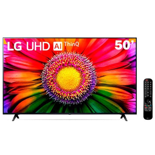 Smart TV 50 Polegadas 4K LG UHD ThinQ AI 50UR8750PSA HDR Bluetooth 3 HDMI