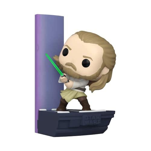 Funko Pop! Deluxe: Star Wars Duel of The Fates - Qui-Gon Jinn, Amazon Exclusive, Figura 3 de 3