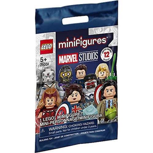 Kit de montagem LEGO Minifigures Marvel Studios 71031; um presente incrível para fãs de brinquedos de construção de super-heróis; Novo 2021 (1 de 12 p