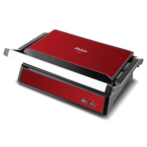Grill E Sanduicheira Philco Pgr28vi Inox Red 2 Em 1 1250w 127v é boa?