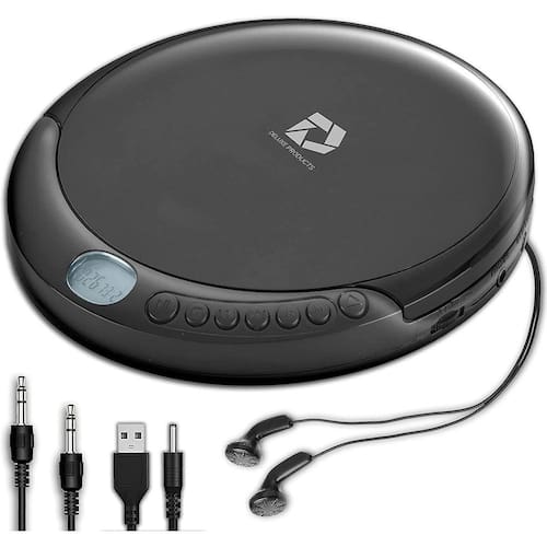CD Player Portátil Luxo, Antichoque, Fones Estéreo, 60s, Cabo Auxiliar AC USB Menor preço em CD Player Portátil Luxo, Antichoque, Fones Estéreo, 60s, Cabo Auxiliar AC USB