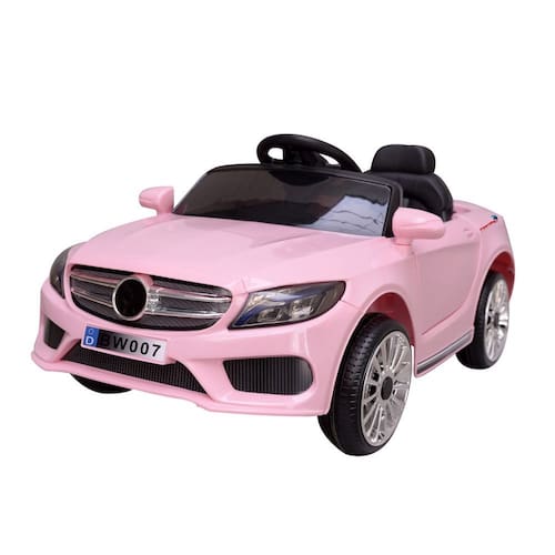 Mini Carro Elétrico Infantil 6v Importway Bw007 com Controle Remoto Rosa