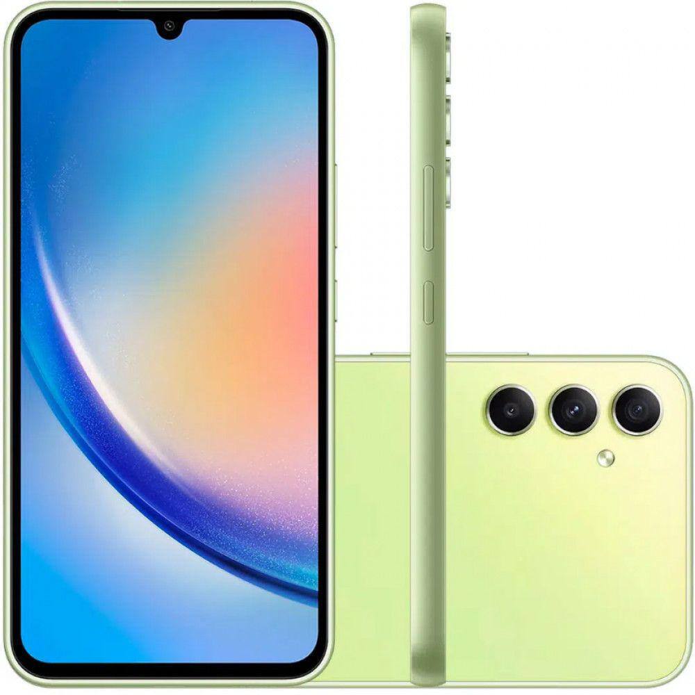 Smartphone Samsung Galaxy A34 5G 6.6 Polegadas Octa Core 128GB 6GB Câmera Tripla