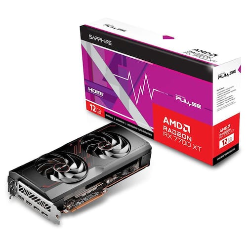 Placa De Vídeo Sapphire Pulse Amd Radeon Rx 7700 Xt 12Gb