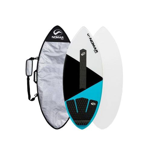 Prancha De Skimboard Profissional 1,32 Tricolor + Capa Ponto
