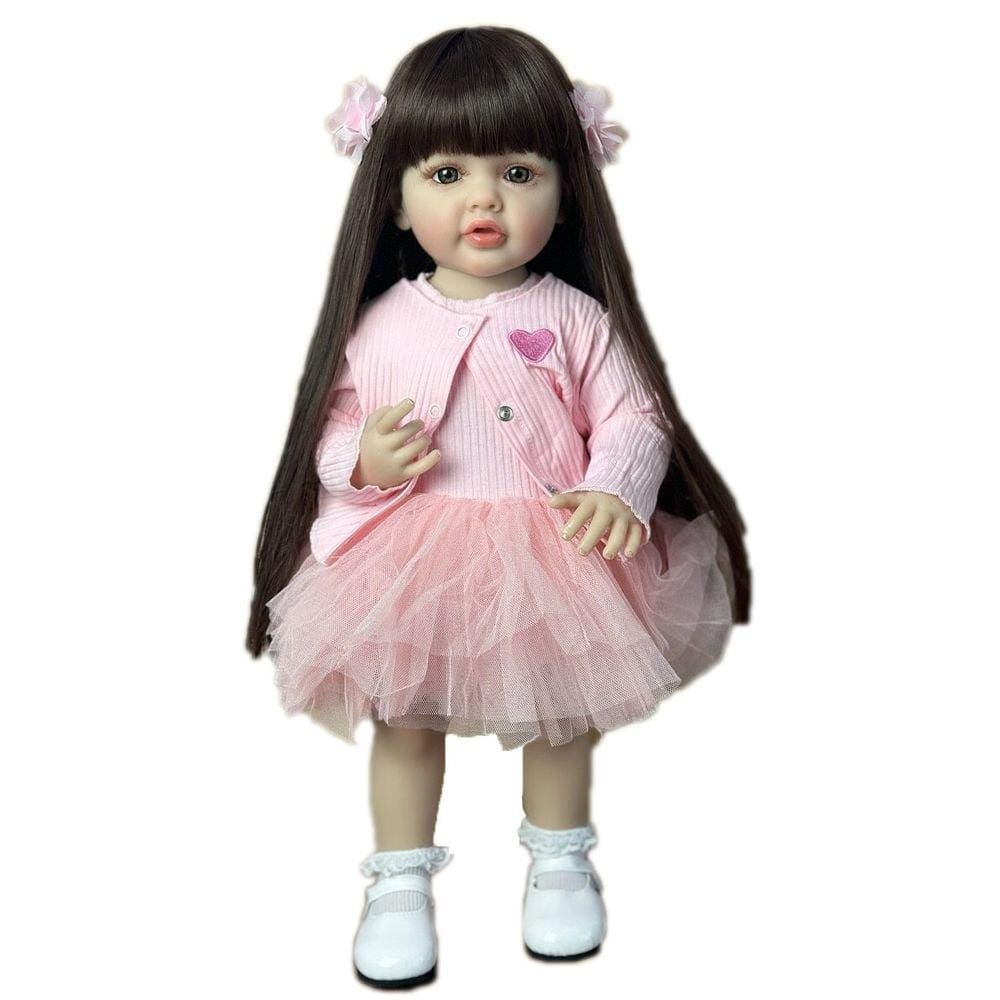 Boneca Reborn 55cm Bz Doll 100% | Ponto