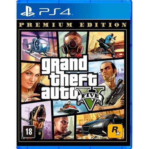 Imagem do produto Grand Theft Auto V: Premium Edition PS4 - Físico em Ponto Frio