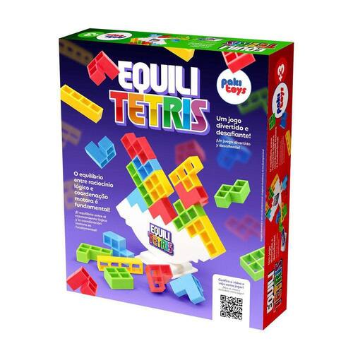 Brinquedo Equili Tetris Blocos De Montar Jogo Raciocinio