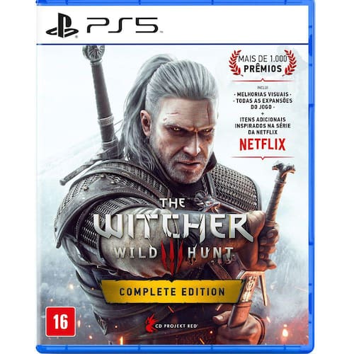 Imagem do produto The Witcher 3: Wild Hunt Complete Edition PS5 - Físico em Ponto Frio