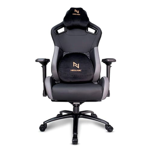 Cadeira Gamer Neologic Golden Antares, Pistão Classe 4, 4D, Reclinável Até 135, Preto E Dourado, Suporta Até 200Kg - Nantgd