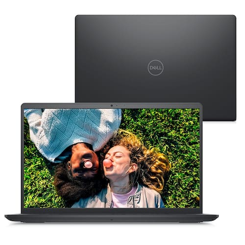 Notebook Dell Inspiron I15-I120K-U10P 15.6" Full HD 12ª Geração Intel Core i3 8GB 256GB SSD Linux Preto