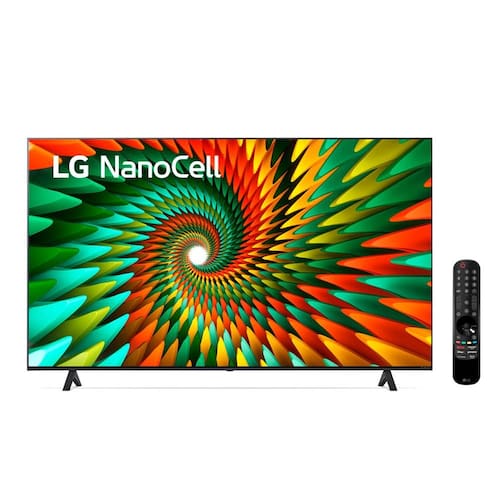 Smart TV LG 50" 4K NanoCell webOS 23 AI a5 Ger6 Bluetooth ThinQ AI Alexa Google Assistente Wi-Fi - 50NANO77SRA