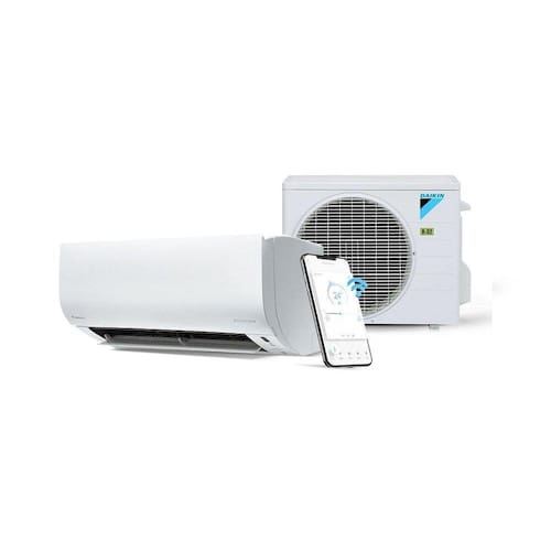 Ar Condicionado Split Daikin Hi Wall Ecoswing Gold R-32 Inverter 12.000 BTUs Frio Branco Gelo Monofásico FTKP12S5VL/RKP12S5VL - 220V