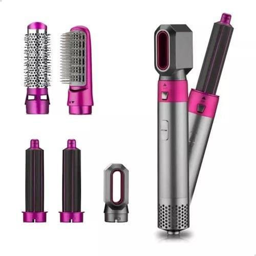 Kit Secador Modelador Escova de Cabelo 5 em 1 1100W