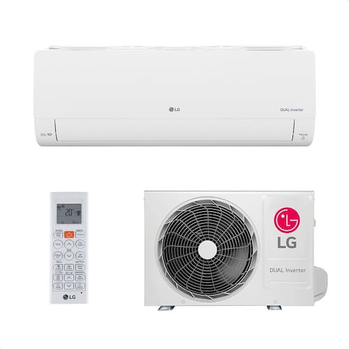 Ar Condicionado Split Hw Inverter R-32 LG Dual Voice 12000 Btus Quente/frio 220V Bifásico S3-W12JA31A