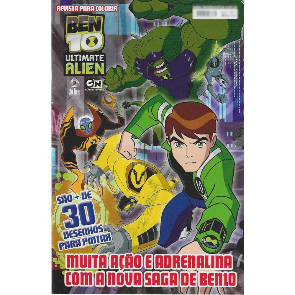 Revista Para Colorir Ben 10 Ultimate Alien | Ponto