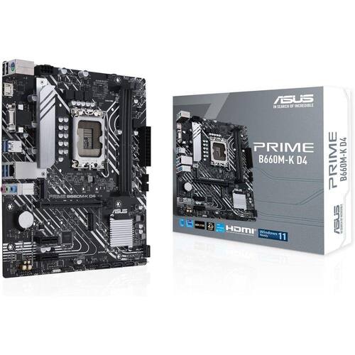 PLACA-MÃE ASUS Prime B660M-K D4 Intel LGA MicroATX DDR4