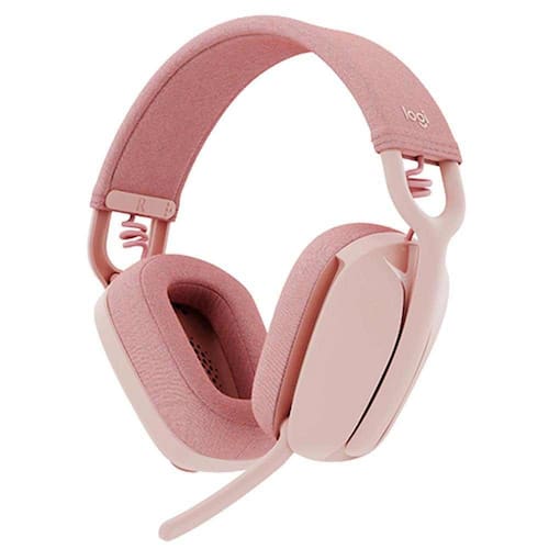 Fone de Ouvido sem Fio Logitech Zone Vibe 100 Headset Rosa - VIBE100