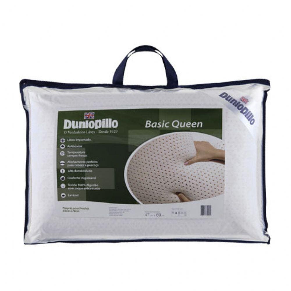 Travesseiro Dunlopillo Látex Basic Queen 50x70 Ponto