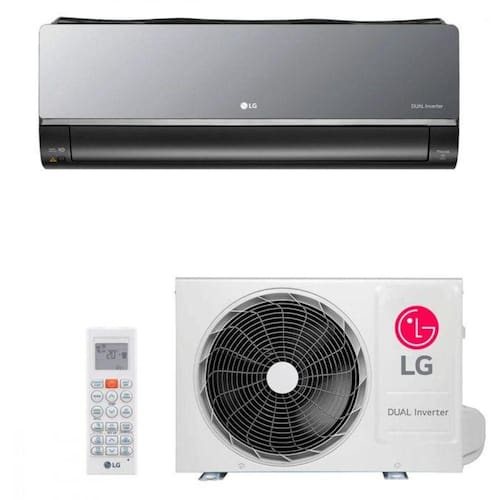 Ar Condicionado Split Inverter LG Hi Wall DUAL Voice ARTCOOL UV Nano 24000 BTUs Quente Frio S4NW24K2RXD - 220V