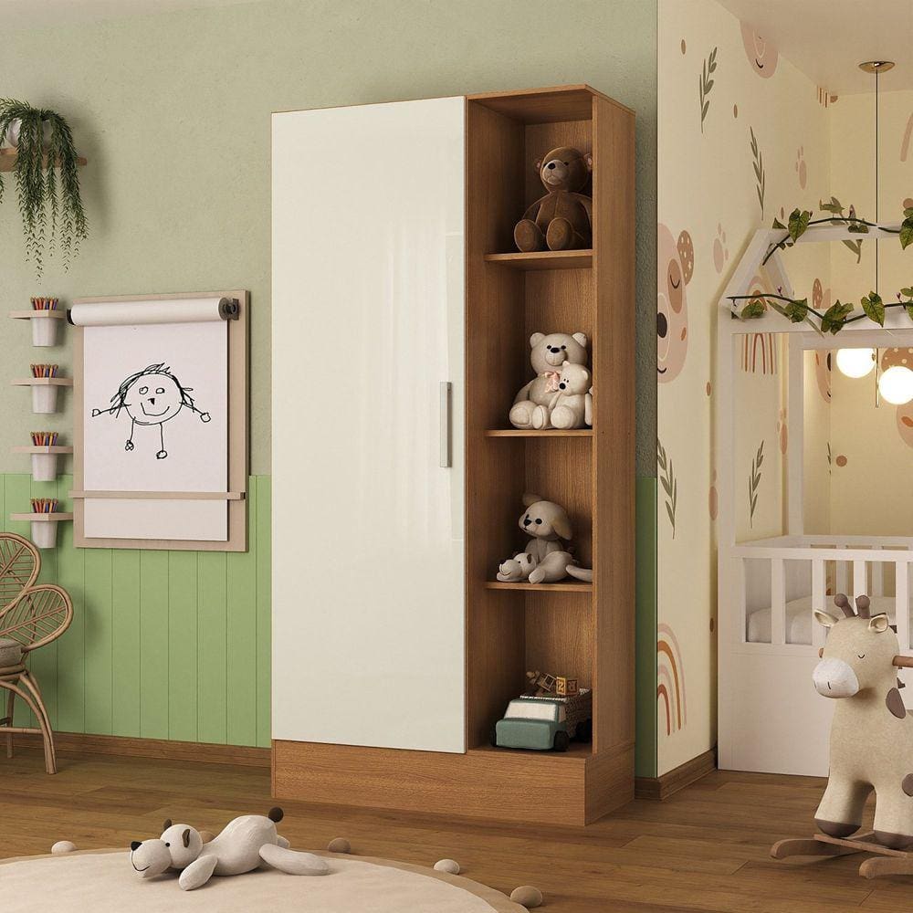 Guardaroupa Infantil 1 Porta Sara Espresso Móveis Ponto