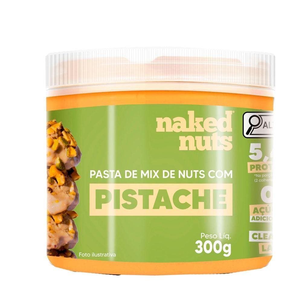 Pasta Mix De Nuts Com Pistache Naked Nuts Ponto