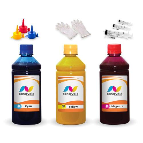 Kit 3 Tinta Para Epson L555 T664120 CMYK | Ponto