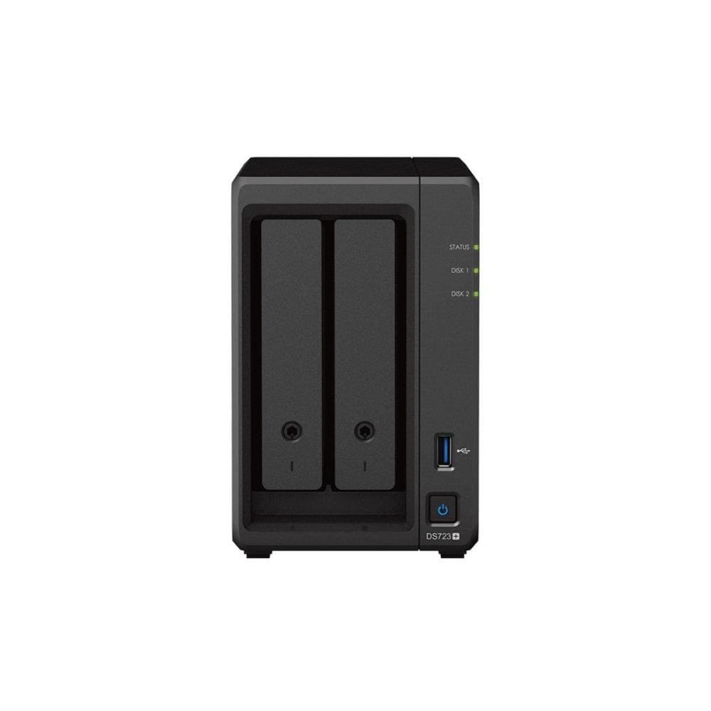 Servidor NAS Synology DiskStation DS723+ Com 2 Baias - Melhora o Preço