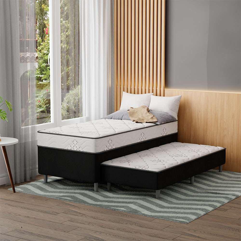 cama box conjugada solteiro premier unibox | Ponto