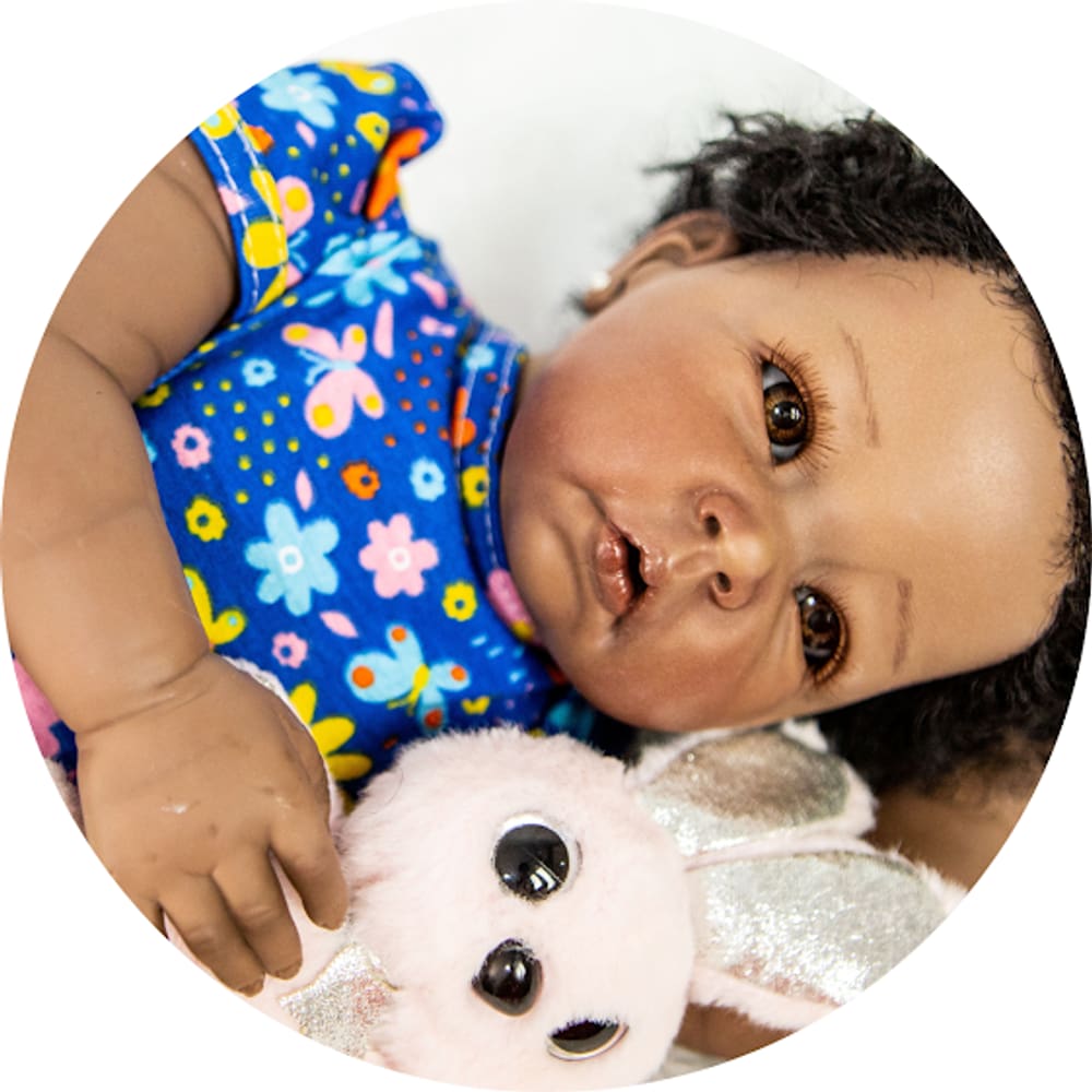 Boneca Reborn Bebe Negra Super Realista | Ponto