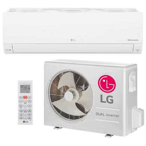 Ar Condicionado Dual Inverter Split Voice 24000 Btus Quente/Frio Wifi Hi Wall Lg 220V Branco