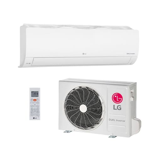 Ar Condicionado Split Hw Inverter R-32 LG Dual Compact + IA 19000 Btus Frio 220V S3NQ18KLQAL.EB2GAM1