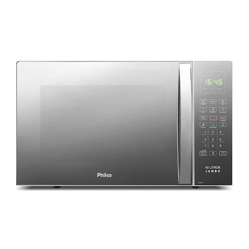 Micro-Ondas Philco 42L Espelhado Jumbo 1560W Tira Odor PMO42EB 110V Menor preço em Micro-Ondas Philco 42L Espelhado Jumbo 1560W Tira Odor PMO42EB 110V
